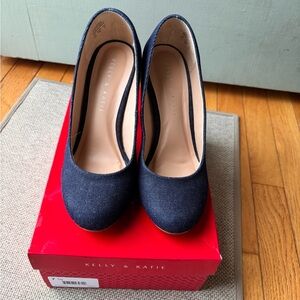 Kelly & Katie Denim Heels